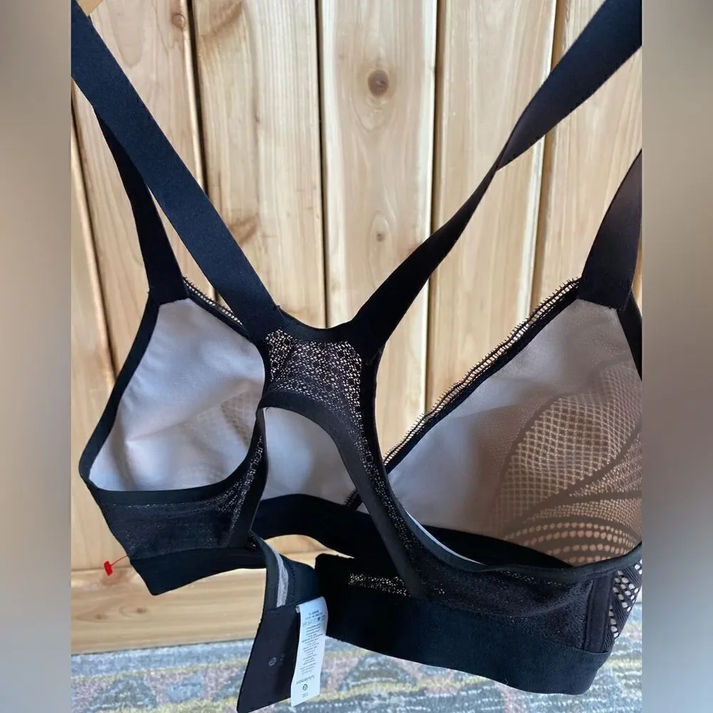 Lululemon Black Adjustable/Non Padded Bra